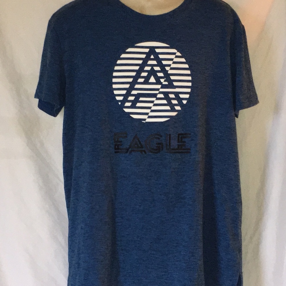 Blue Black t shirt American Eagle Outfitters large